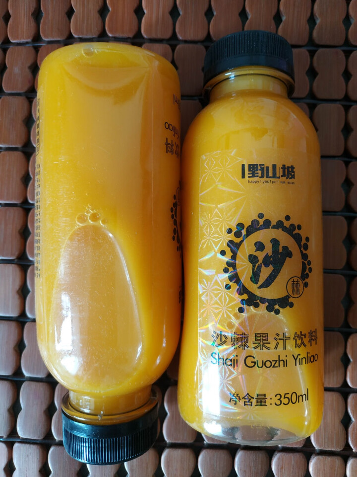 【券后54.9】沙棘汁野山坡吕梁350ml 维c饮料 浓缩果汁 生榨沙棘原浆 山西特产 沙刺汁整箱 350ml*2 瓶怎么样，好用吗，口碑，心得，评价，试用报告,第3张