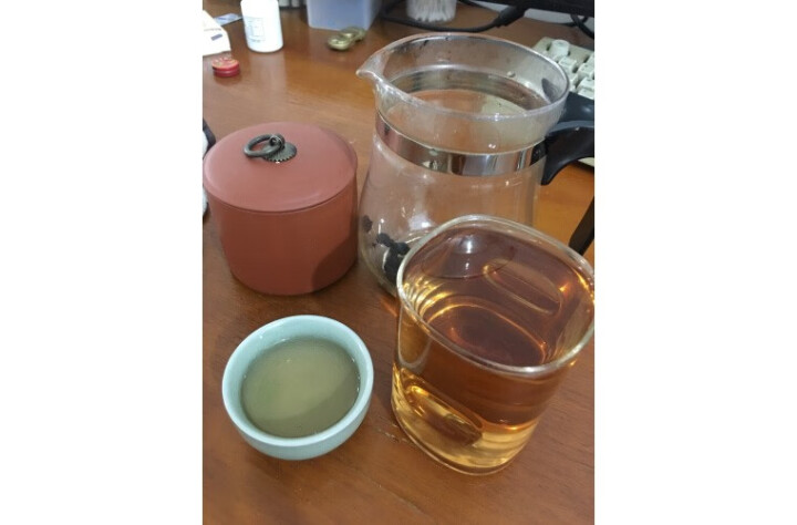 【紫砂罐存茶更好】吉顺号茶叶 年货送礼 糯米香普洱熟茶100g 糯香茶化石紫砂罐装老茶头碎银子散茶怎么样，好用吗，口碑，心得，评价，试用报告,第4张