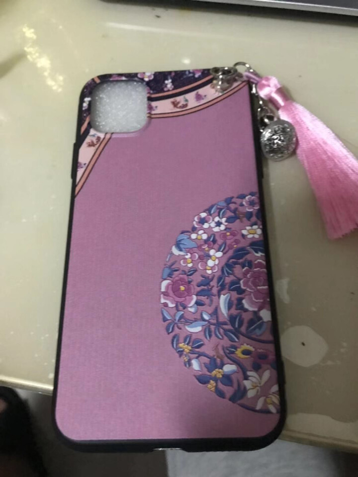 美相随iPhone11手机壳女款网红流苏苹果11pro硅胶软壳超薄苹果11Pro Max全包防摔壳 紫花公袍 iPhone11怎么样，好用吗，口碑，心得，评价，,第3张