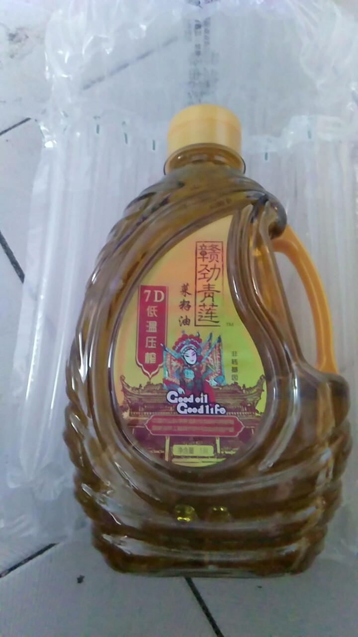 赣劲青莲 纯正压榨非转基因 菜籽油 食用油 1.8L 7D低温压榨菜籽油（三级） 1800ml怎么样，好用吗，口碑，心得，评价，试用报告,第4张