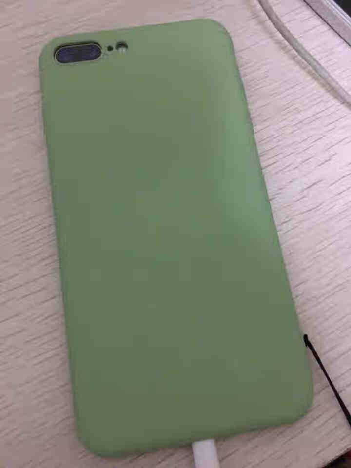 Iteui 苹果7/8plus手机壳iPhone8/7保护套6splus液态硅胶超薄全包防摔磨砂软壳 『抹茶绿』 iPhone8P/7Plus通用(5.5英寸),第4张