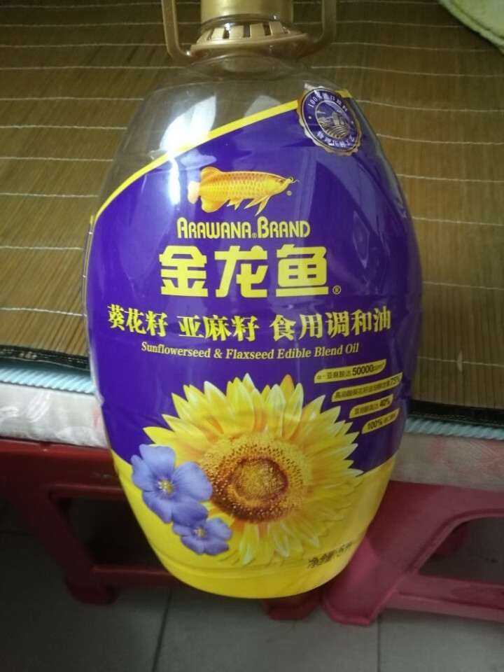 金龙鱼 食用油 物理压榨 葵花籽 亚麻籽 食用调和油5L怎么样，好用吗，口碑，心得，评价，试用报告,第3张