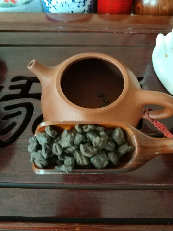 【紫砂罐存茶更好】吉顺号茶叶 年货送礼 糯米香普洱熟茶100g 糯香茶化石紫砂罐装老茶头碎银子散茶怎么样，好用吗，口碑，心得，评价，试用报告,第2张