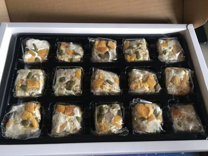 法米诺 雪花酥饼干伴手礼进口料台湾风味手工牛轧糖抹茶巧克力味网红零食糕点高颜值办公室零食生日送女友 芒果味礼盒装210g怎么样，好用吗，口碑，心得，评价，试用报,第4张