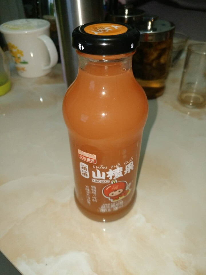 亿佳果园 山楂汁果汁饮料整箱包邮家庭装300ml*12玻璃瓶怎么样，好用吗，口碑，心得，评价，试用报告,第4张