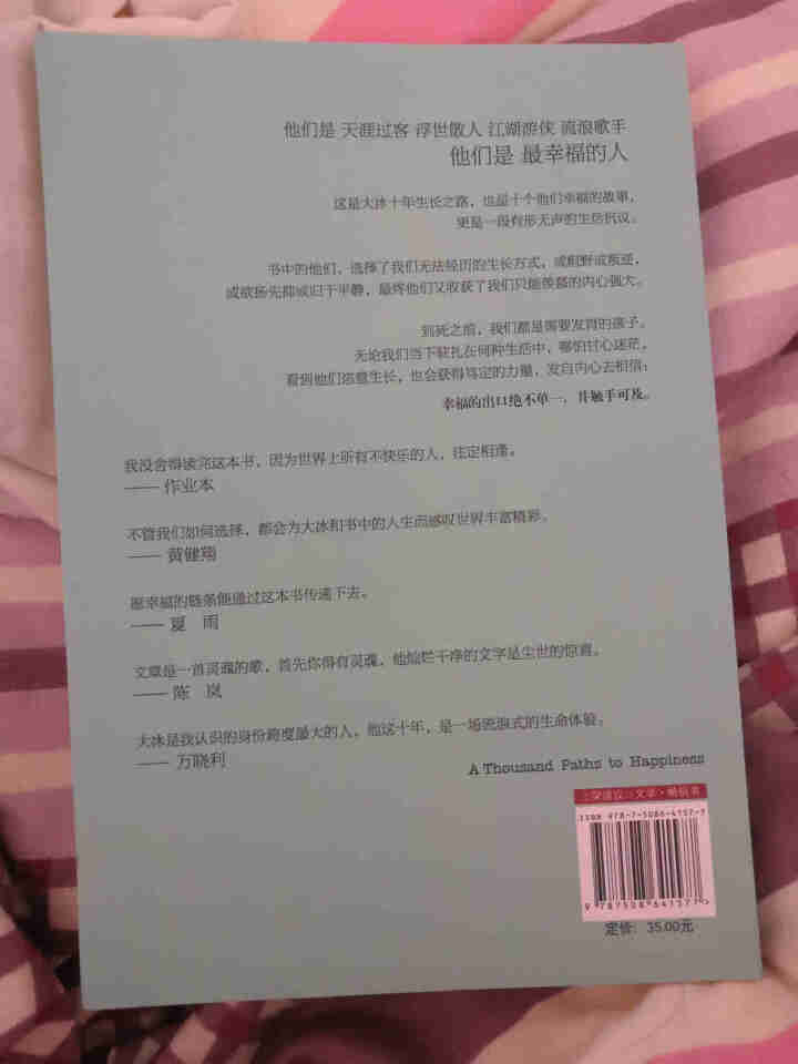 大冰著  他们*幸福中国当代散文随笔个人成长自传青春文学成人大冰的书小说励志小说 图书怎么样，好用吗，口碑，心得，评价，试用报告,第4张