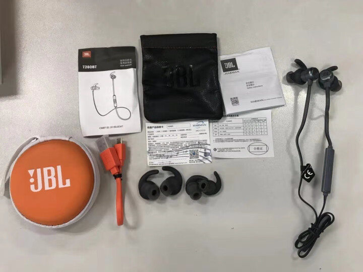 JBL T280BT 蓝牙耳机 无线入耳式游戏音乐运动耳机 安卓华为苹果手机通用耳塞 磁吸带麦通话 【寒光灰】原装正品 全国联保怎么样，好用吗，口碑，心得，评价,第5张