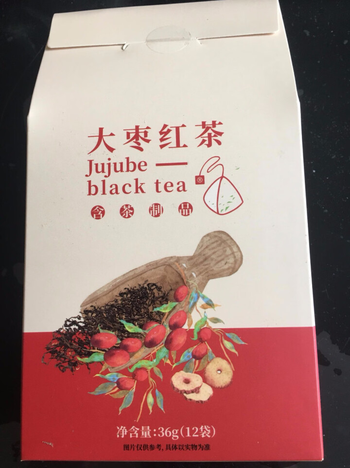 中茶 海堤茶叶 花草茶 桂花乌龙茉莉花茶菊花普洱大枣红茶三角袋泡茶 大枣红茶36克/盒怎么样，好用吗，口碑，心得，评价，试用报告,第3张