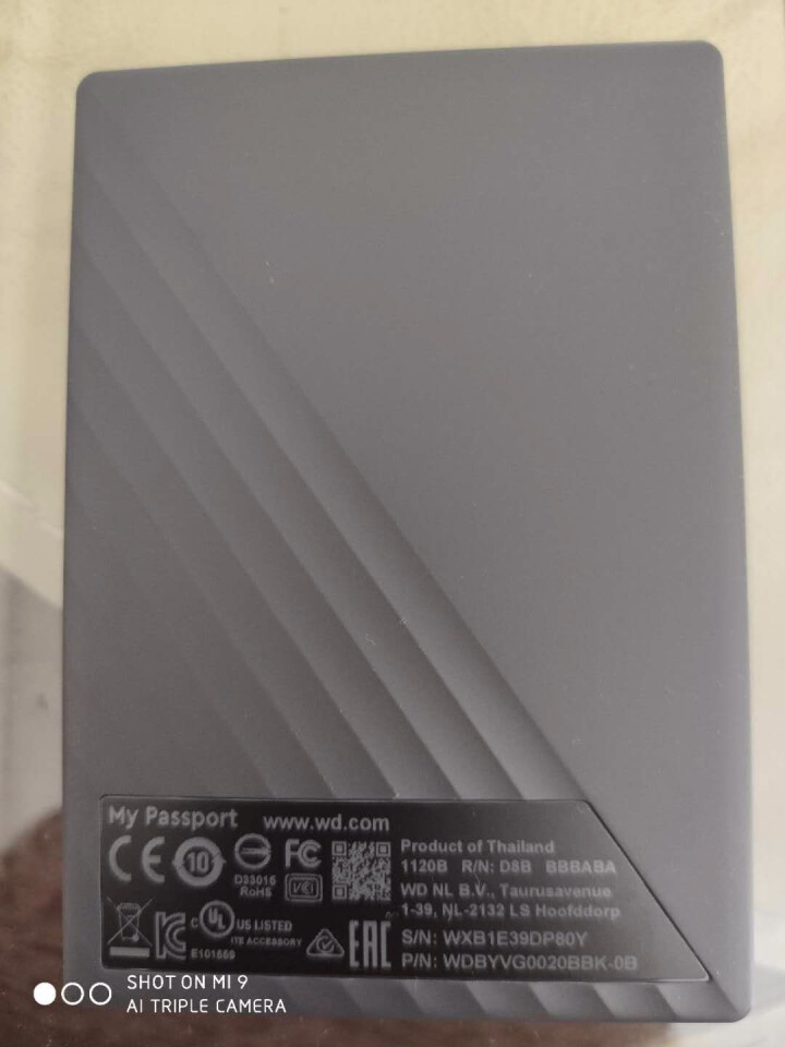 西部数据(WD)移动硬盘512G/1TB/2TB/4TB/5TB  USB3.0  2.5英寸 My Passport 随行版【经典黑】 2TB怎么样，好用吗，,第3张