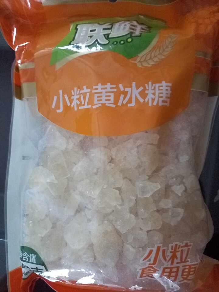 联鲜黄冰糖 小粒老冰糖正宗多晶冰糖烹饪调味品甘蔗熬制煲汤配料花茶糖水烘焙原料 黄冰糖 800g怎么样，好用吗，口碑，心得，评价，试用报告,第2张