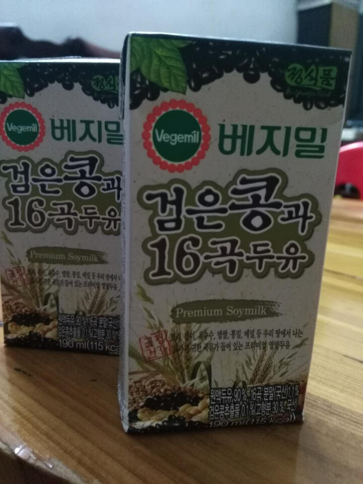 韩国进口 倍吉美尔16谷物黑豆豆奶营养豆乳 190ml*2（体验装）怎么样，好用吗，口碑，心得，评价，试用报告,第2张