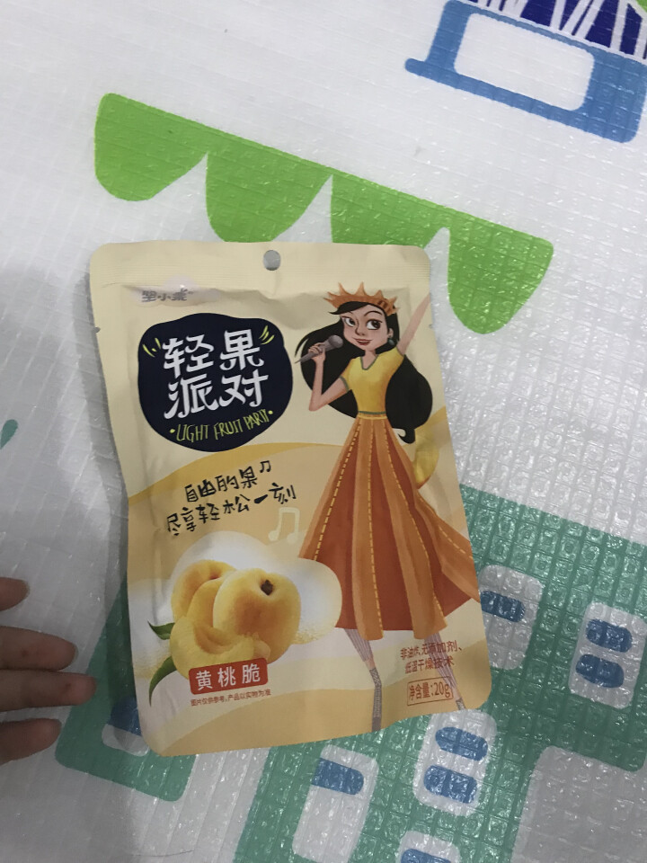 坚小果 冻干黄桃 黄桃脆果 果干零食小吃果脯   孕妇儿童零食 办公室零食 网红食品  20g/袋 单袋装怎么样，好用吗，口碑，心得，评价，试用报告,第2张