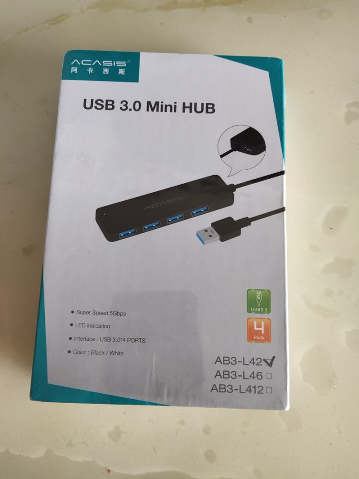 ACASIS usb分线器3.0hub集线器10口台式机笔记本多接口扩展坞一拖十带电源 usb3.0（塑料4口） 1怎么样，好用吗，口碑，心得，评价，试用报告,第3张