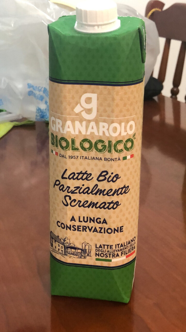 原装进口牛奶  葛兰纳诺（Granarolo）有机部分脱脂纯牛奶1L盒装 有机奶 2盒装（一人食）怎么样，好用吗，口碑，心得，评价，试用报告,第2张