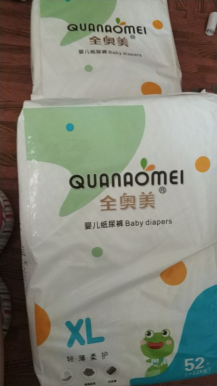 全奥美（Quanaomei）轻薄柔护系列婴儿纸尿裤尿不湿尿裤M码64片 XL码/52片怎么样，好用吗，口碑，心得，评价，试用报告,第4张