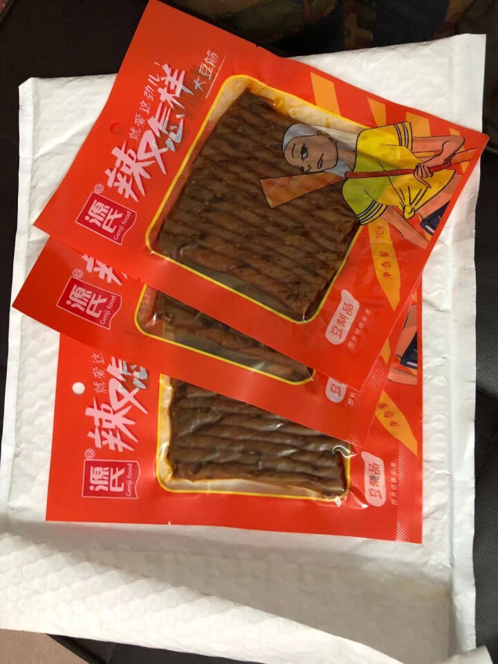 【3包/5包】源氏大豆筋 辣又怎样70g  办公室休闲零食 学生豆制品辣条大礼包 70g大豆筋*3包怎么样，好用吗，口碑，心得，评价，试用报告,第2张