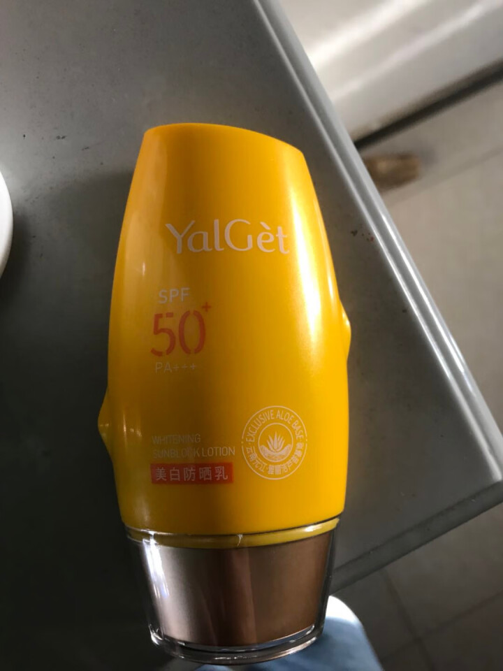 雅丽洁美白防晒乳SPF50+清爽隔离防晒霜紫外线防水防汗学生户外军训芦荟舒缓防晒 SPF50+PA+++60ml怎么样，好用吗，口碑，心得，评价，试用报告,第4张