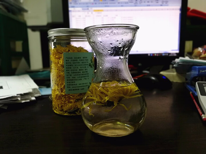 花养花金丝皇菊花茶一朵一杯菊花茶金丝黄菊茗品春夏清火去热 金丝皇菊20g怎么样，好用吗，口碑，心得，评价，试用报告,第4张