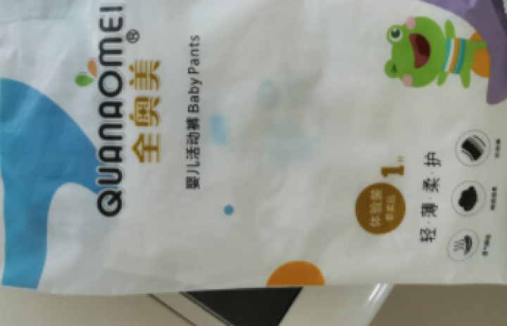 全奥美（Quanaomei）轻薄柔护系列婴儿纸尿裤尿不湿拉拉裤活动裤M/L/XL/XXL 体验装XL 4片（12,第4张