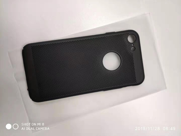 美跃【京东好货】苹果8plus手机壳iphone8磨砂7plus手机套全包i7透气散热7p防摔 【黑色】苹果7/8透气精孔升级不沾指纹怎么样，好用吗，口碑，心得,第3张