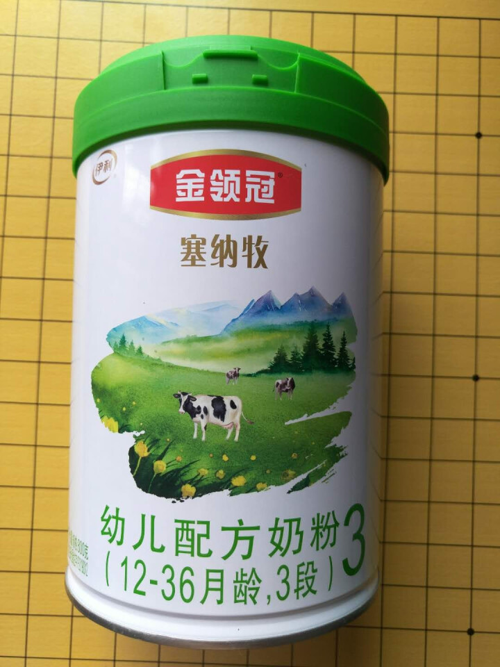 伊利奶粉 金领冠系列 塞纳牧幼儿有机配方奶粉 3段800g（12,第2张