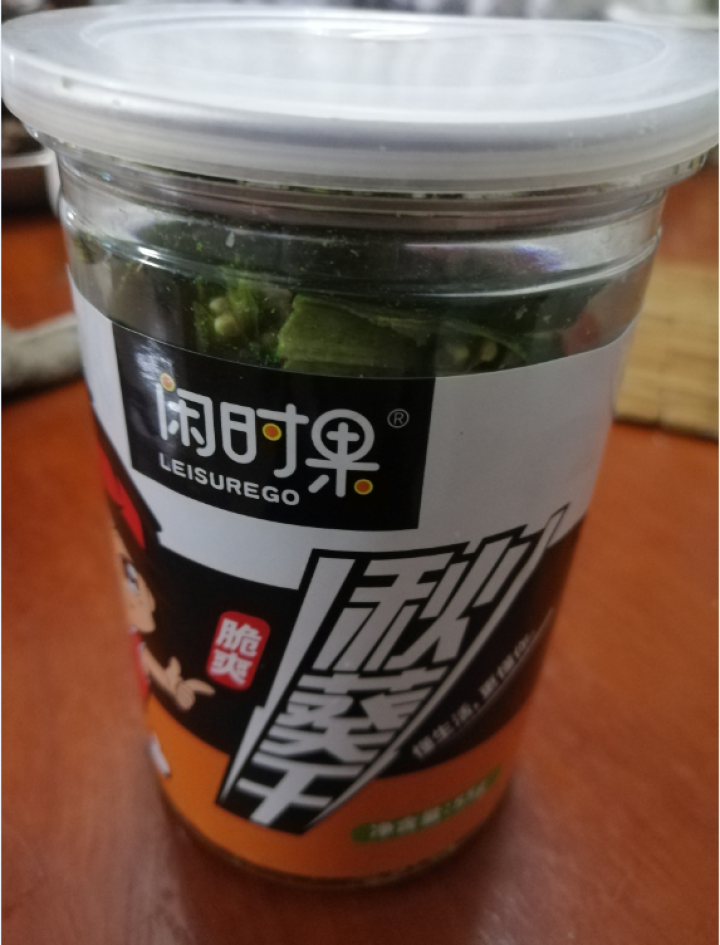 闲时果 脱水黄秋葵干55g 孕妇休闲零食小吃即食脱水蔬果干果蔬脆 脆爽秋葵干55g/罐怎么样，好用吗，口碑，心得，评价，试用报告,第2张