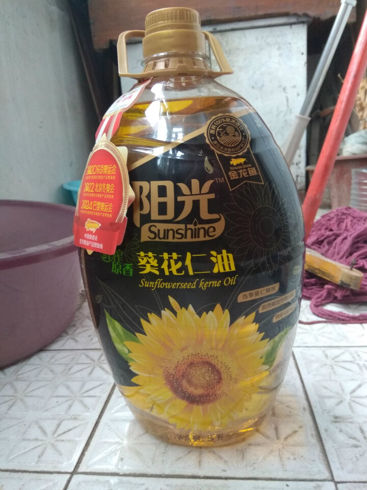 金龙鱼 食用油 阳光鲜榨原香葵花仁油5L怎么样，好用吗，口碑，心得，评价，试用报告,第2张