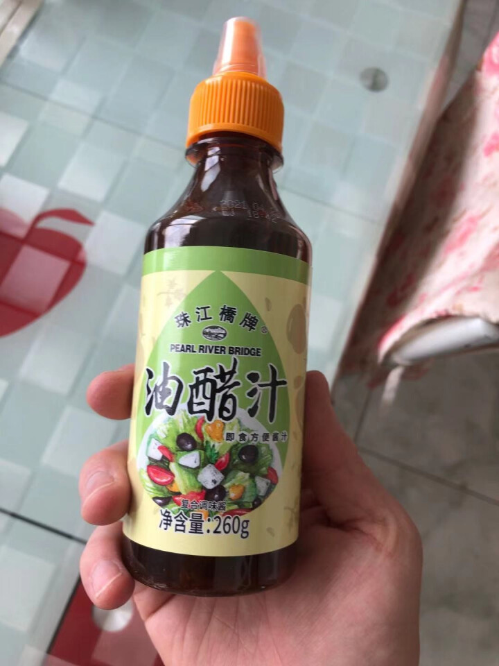 珠江桥牌 糖醋汁 油醋汁 0脂肪 健身餐轻食 开盖即食 沙拉汁调味品 便携挤挤瓶装 广东老字号 油醋汁260g怎么样，好用吗，口碑，心得，评价，试用报告,第2张