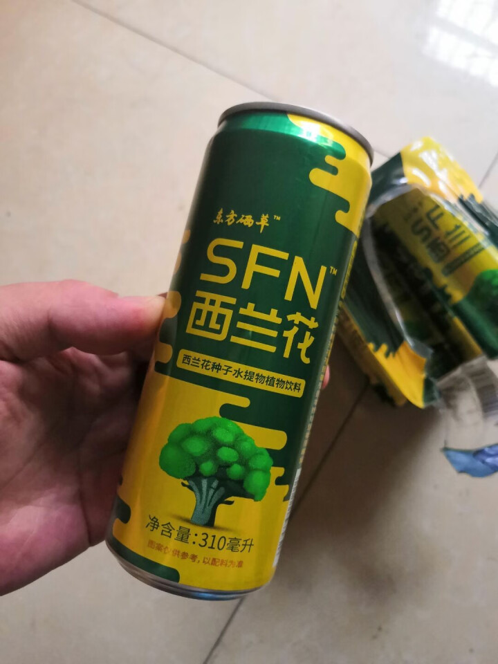 东方硒草 SFN西兰花植物饮料 种子水提物 萝卜硫苷 酸甜爽口 整箱装 310ml*6罐装怎么样，好用吗，口碑，心得，评价，试用报告,第4张