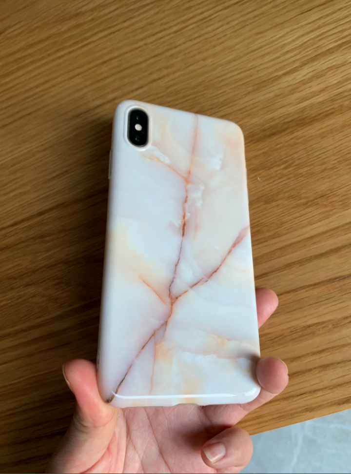 壳尊 iphonex苹果xs轻薄TPU大理石纹软壳全包手机壳保护套xsmax个性防摔手机套r保护壳 粉色+送全屏钢化膜 iPhone XR怎么样，好用吗，口碑，,第2张