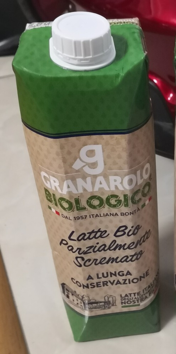 原装进口牛奶  葛兰纳诺（Granarolo）有机部分脱脂纯牛奶1L盒装 有机奶 2盒装（一人食）怎么样，好用吗，口碑，心得，评价，试用报告,第2张