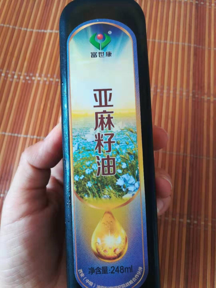 富世康 亚麻籽油冷榨初榨食用油 月子油 248ml怎么样，好用吗，口碑，心得，评价，试用报告,第3张