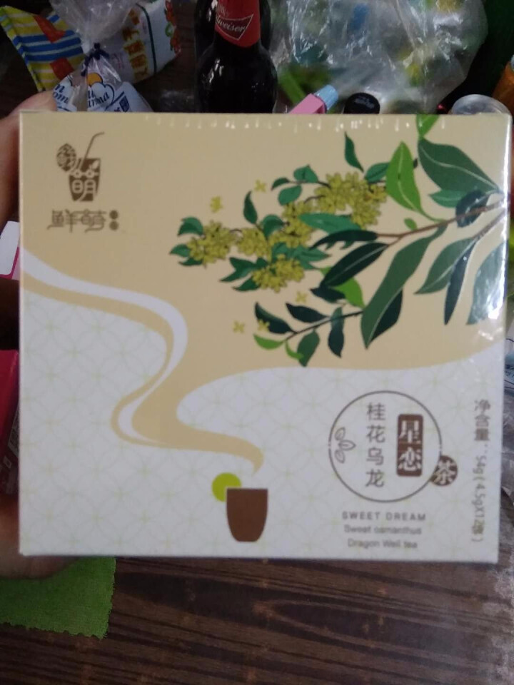 鲜萌花草茶 星恋桂花乌龙花茶 花草茶独立三角茶包 安溪铁观音桂花浓香组合茶 冷泡茶包养生茶12袋/盒怎么样，好用吗，口碑，心得，评价，试用报告,第4张