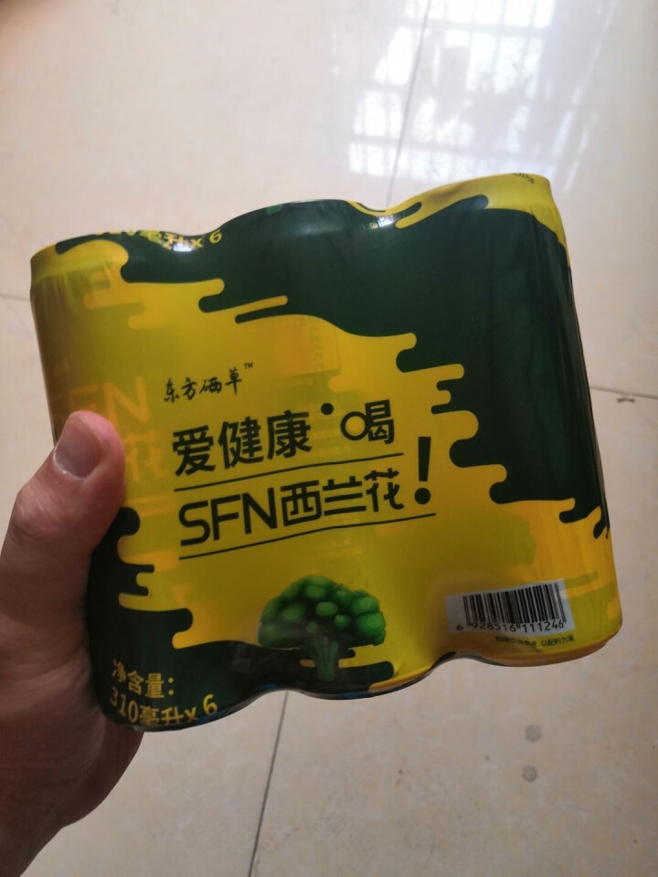 东方硒草 SFN西兰花植物饮料 种子水提物 萝卜硫苷 酸甜爽口 整箱装 310ml*6罐装怎么样，好用吗，口碑，心得，评价，试用报告,第3张