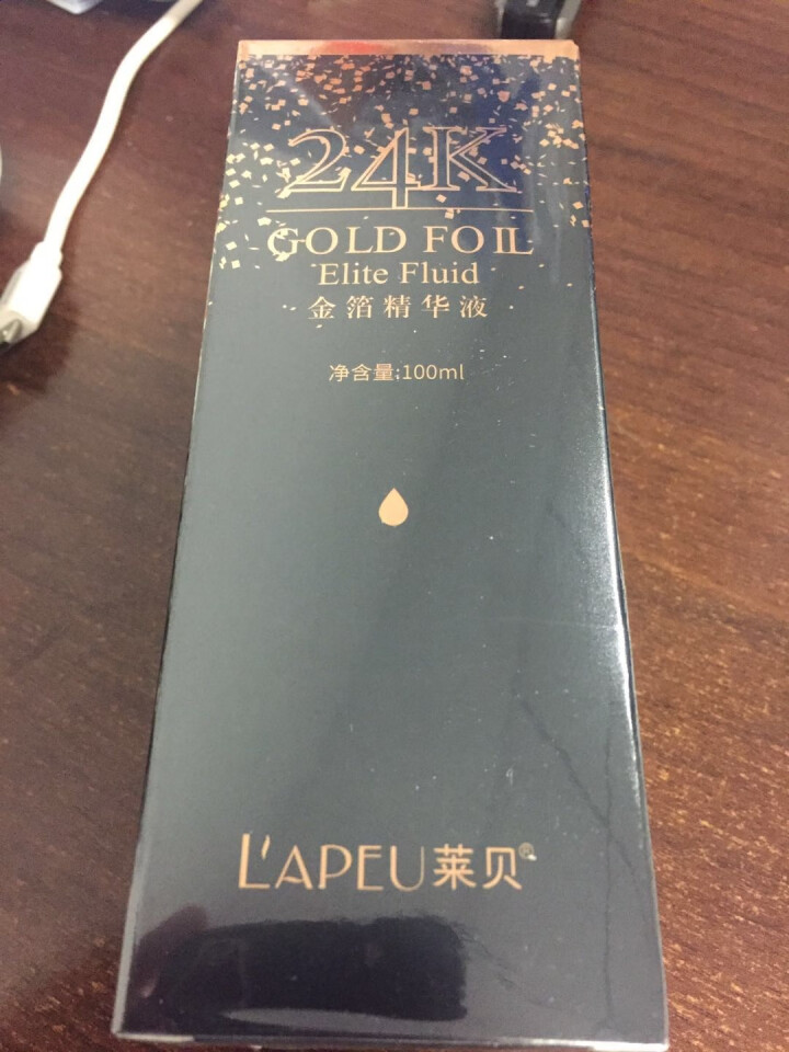 Lapeu 24K黄金精华液寡肽女男 (美容沙龙)收缩毛孔淡化痘印控油补水保湿 100ml怎么样，好用吗，口碑，心得，评价，试用报告,第2张