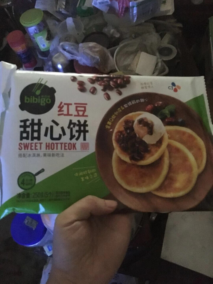 必品阁（bibigo）红豆甜心饼250g（5只装、速冻食品、早餐食材）怎么样，好用吗，口碑，心得，评价，试用报告,第2张