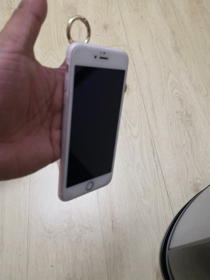 哎早安 苹果6s手机壳女款iphone6硅胶7plus磨砂软壳8x腕带支架xr个性xs max带挂绳 苹果6/6s通用【桃花】腕带款怎么样，好用吗，口碑，心得，,第7张