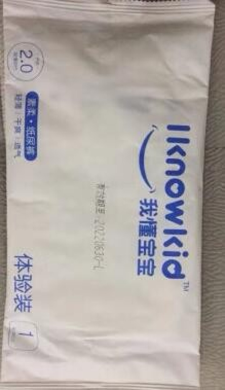 我懂宝宝(IKNOWKID) 轻薄2.0柔软干爽【纸尿裤】L码5片 便携试用装怎么样，好用吗，口碑，心得，评价，试用报告,第2张