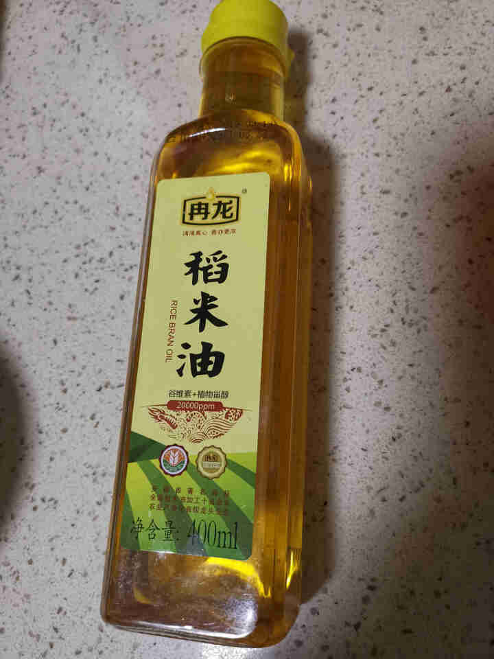 一皖好粮 冉龙稻米油400ml 谷维素植物甾醇食用油 浸出物理精炼米糠油 非菜籽油 2019新油怎么样，好用吗，口碑，心得，评价，试用报告,第2张