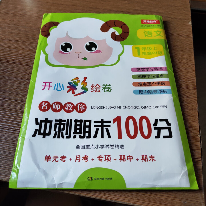 2019一年级上册名师教你冲刺期末100分彩绘试卷语文数学人教版 小学1年级 语文怎么样，好用吗，口碑，心得，评价，试用报告,第2张