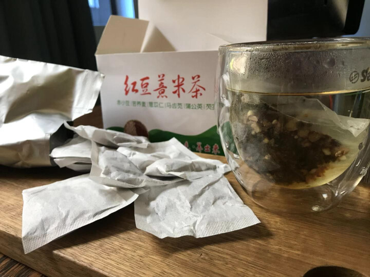 【买2送1】红豆薏米茶350g赤小豆薏仁芡实茶蒲公英茶袋泡茶包泡水喝养生茶湿气重可搭祛湿茶去除湿热茶 独立小包装约70包 350克/盒怎么样，好用吗，口碑，心得,第4张