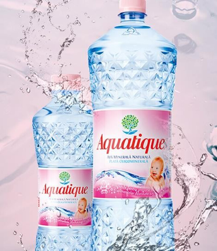 【罗马尼亚】水滴客(Aquatique）适用幼宝儿童天然低钠饮用天然泉水 进口天然矿泉水0,第2张