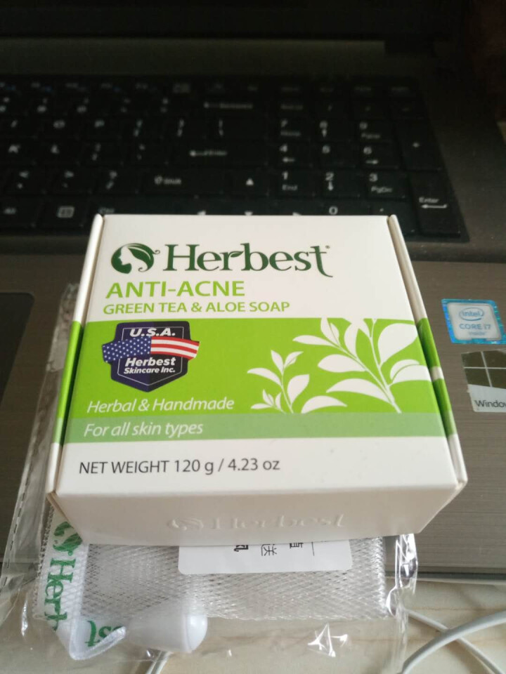 Herbest 祛痘美国手工皂 绿茶芦荟祛痘滋养洗面洁面手工香皂120g【祛痘 滋润】怎么样，好用吗，口碑，心得，评价，试用报告,第2张