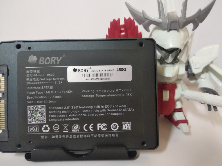 BORY 博睿 R500 SATA3 台式机 笔记本 SSD 固态硬盘 480G怎么样，好用吗，口碑，心得，评价，试用报告,第3张