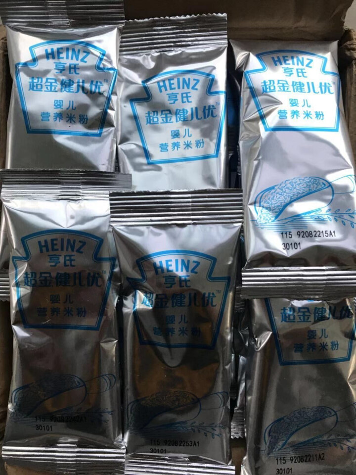 亨氏 官方旗舰店（Heinz）婴幼儿超金健儿优 宝宝米粉 辅食添加初期 超金婴儿营养米粉（盒装）250g怎么样，好用吗，口碑，心得，评价，试用报告,第4张