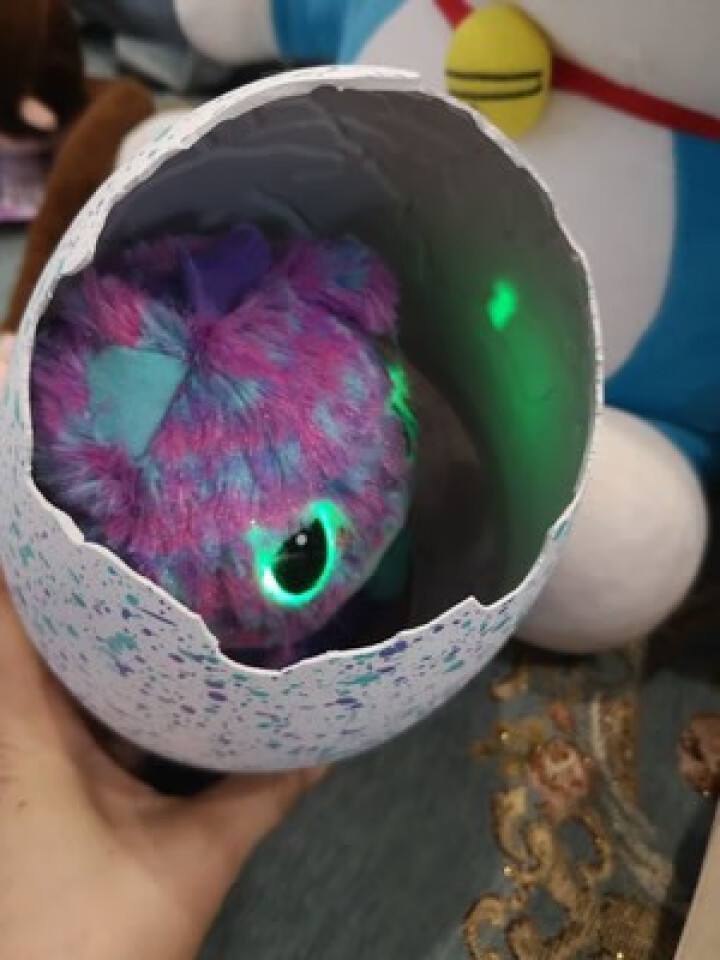 哈驰魔法蛋（HATCHIMALS） 儿童益智玩具孵化蛋女孩智能对话娃娃亲子互动玩具神秘蛋 蓝绿色蛋（可孵化出蓝色或绿色哈驰魔宠1只）怎么样，好用吗，口碑，心得，,第3张