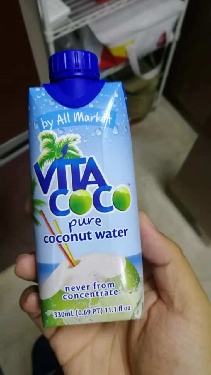 唯他可可（Vita Coco）天然椰子水进口NFC果汁饮料330ml*4瓶怎么样，好用吗，口碑，心得，评价，试用报告,第3张