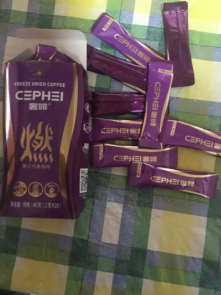 CEPHEI奢斐 奢啡 黑咖啡无糖燃脂进口美式苦味提神速溶咖啡粉条装20条 无糖黑咖啡20条 20g怎么样，好用吗，口碑，心得，评价，试用报告,第4张