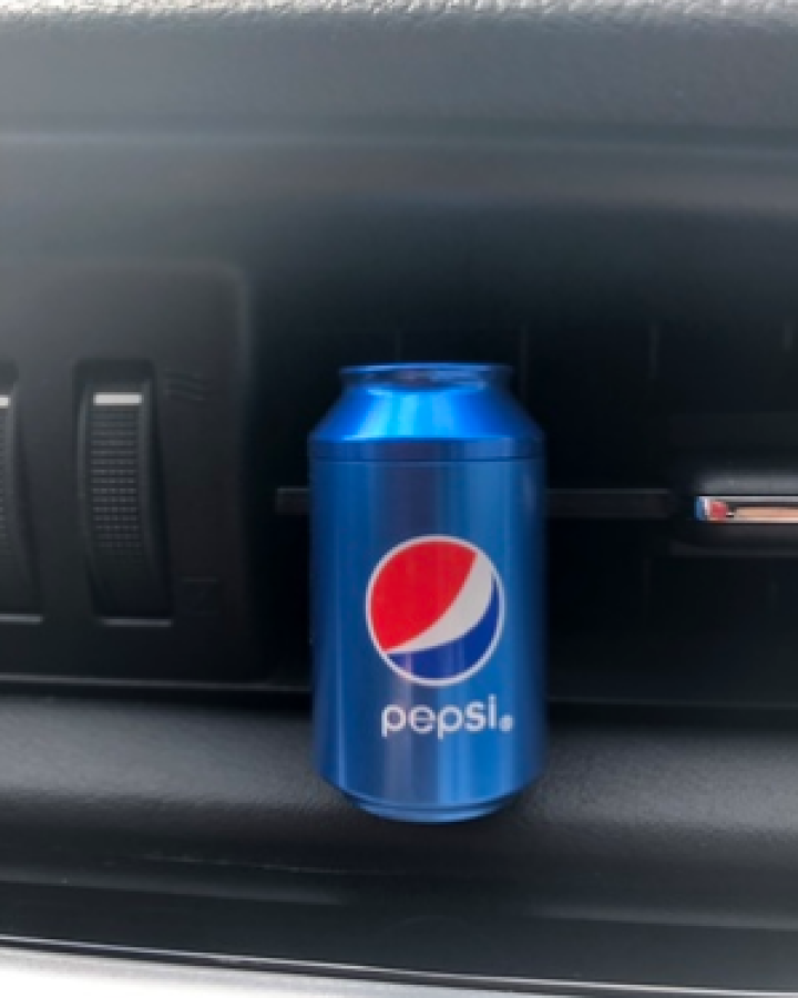 百事（pepsi）车载香水 汽车香水空调出风口车用香水饰品 抖音汽车用品固体香薰 车上内除异味香膏棒 合金百事小可乐罐香薰,第4张