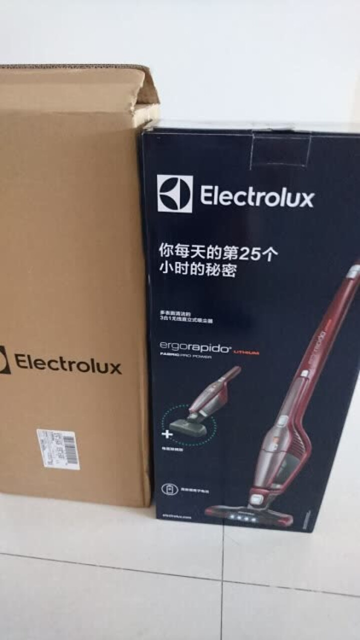 伊莱克斯（Electrolux）ZB3230PO 家用 除螨 无线手持 立式吸尘器 勃艮第红 瑞彼得系列怎么样，好用吗，口碑，心得，评价，试用报告,第3张